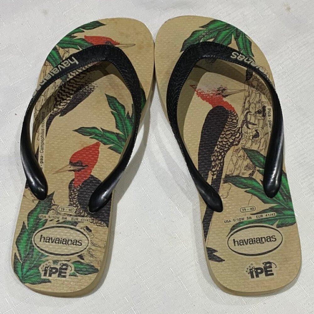 Havaianas IPE Flip Flops Sandals Women's Size 9/10 - Picture 2 of 10